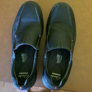 Men’s Black Slip On Clark Shoes